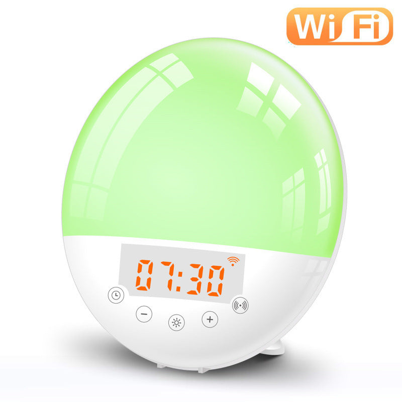 Sunrise Natural Wake-up Light, Smart Alarm, Wireless App Control Alarm , Voice Control Intelligent Alarm Clock.