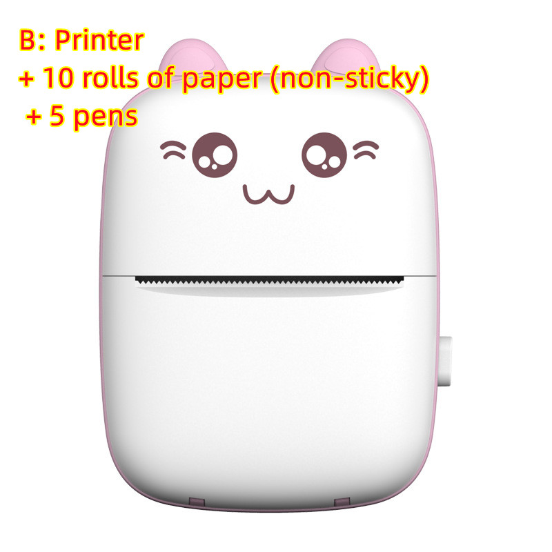 Mini Printer Portable Mini Bluetooth WiFi New Printer Mobile Phone Photo Title Note Hot Print Pocket Student Error Label Printer