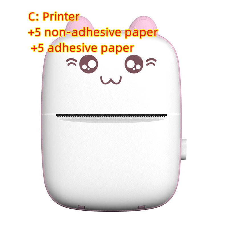Mini Printer Portable Mini Bluetooth WiFi New Printer Mobile Phone Photo Title Note Hot Print Pocket Student Error Label Printer