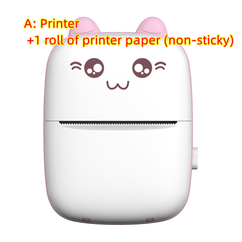 Mini Printer Portable Mini Bluetooth WiFi New Printer Mobile Phone Photo Title Note Hot Print Pocket Student Error Label Printer