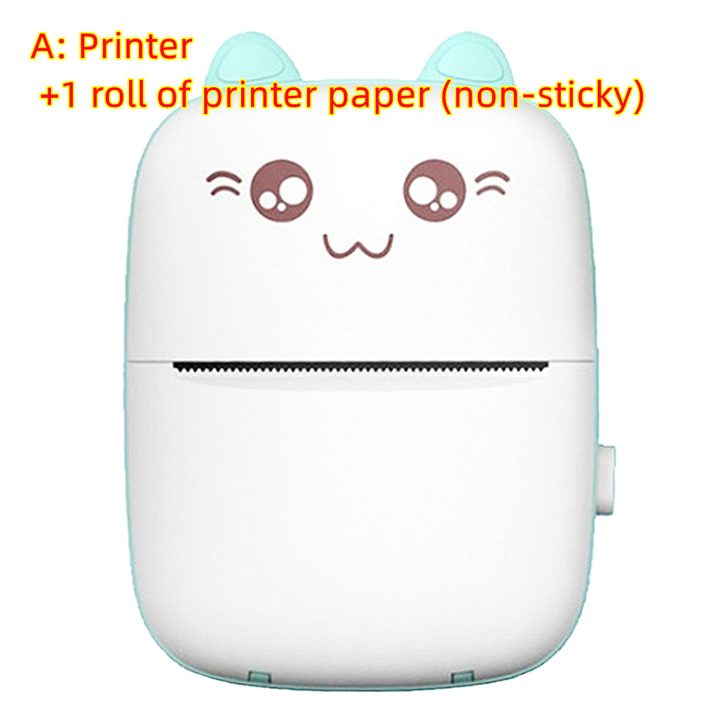 Mini Printer Portable Mini Bluetooth WiFi New Printer Mobile Phone Photo Title Note Hot Print Pocket Student Error Label Printer