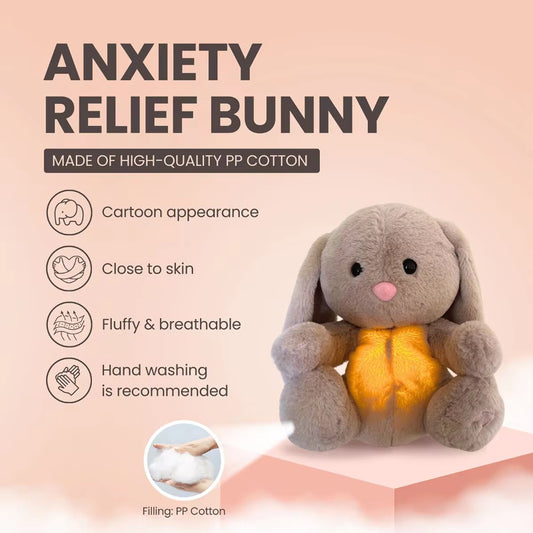 Cute stress relief plush toy for anxiety and relaxation