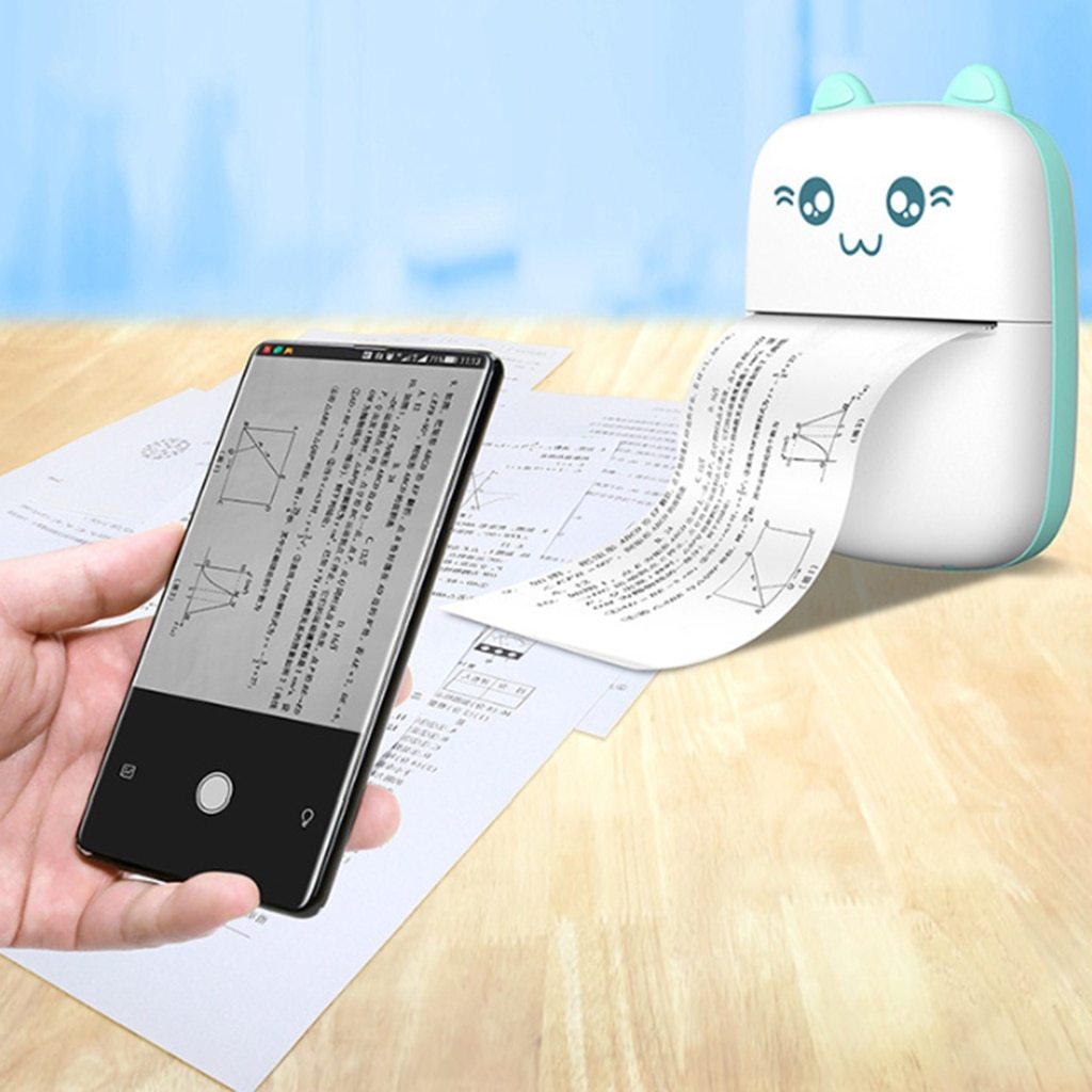 Mini Printer Portable Mini Bluetooth WiFi New Printer Mobile Phone Photo Title Note Hot Print Pocket Student Error Label Printer