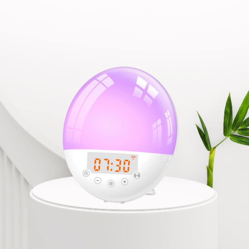 Sunrise Natural Wake-up Light, Smart Alarm, Wireless App Control Alarm , Voice Control Intelligent Alarm Clock.