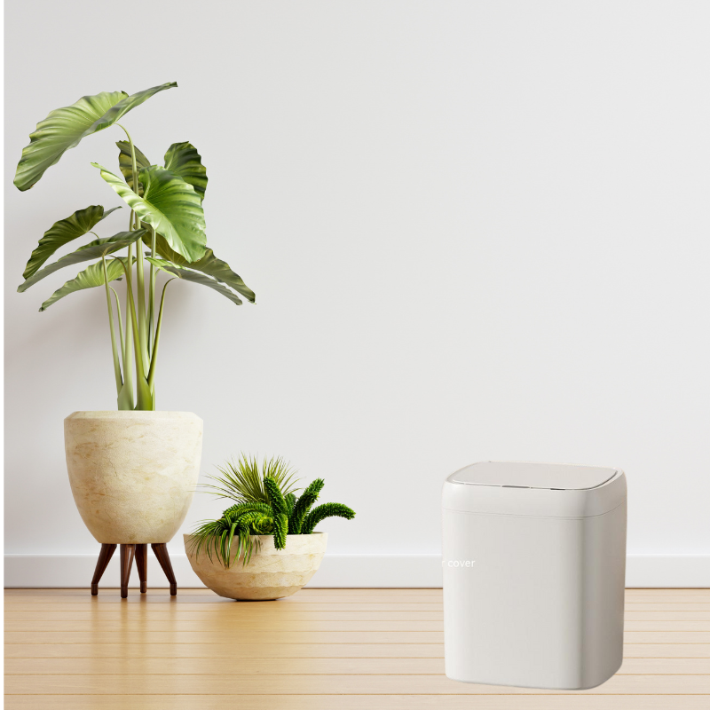 Smart Trash Can With Lid For Bedroom And Living Room Kitchen Automatic Smart Dustbin Smart Trash Bin