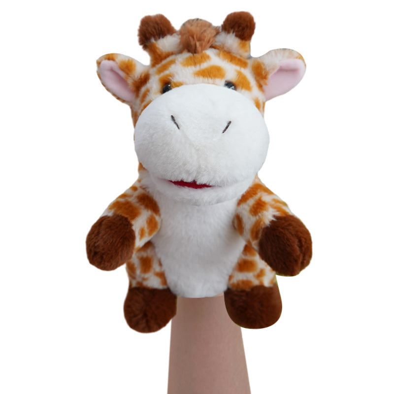 Giraffe Hand puppet animals plush toy