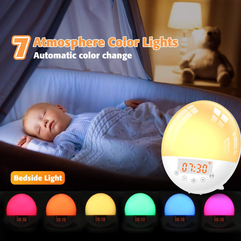 Sunrise Natural Wake-up Light, Smart Alarm, Wireless App Control Alarm , Voice Control Intelligent Alarm Clock.