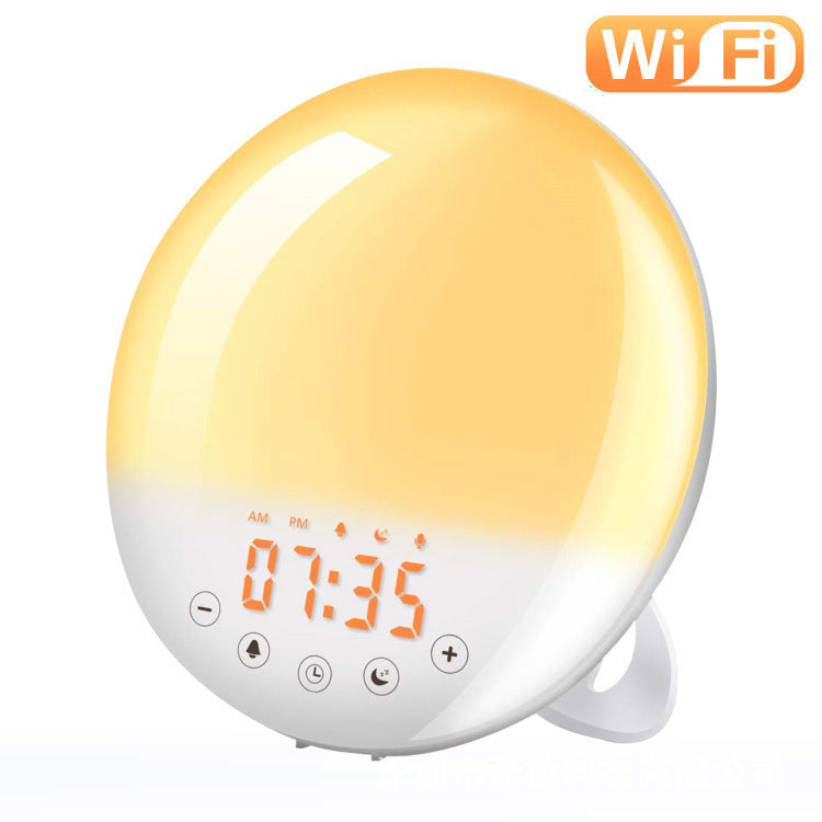 Sunrise Natural Wake-up Light, Smart Alarm, Wireless App Control Alarm , Voice Control Intelligent Alarm Clock.