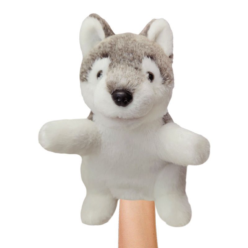 Wolf Hand puppet animals plush toy