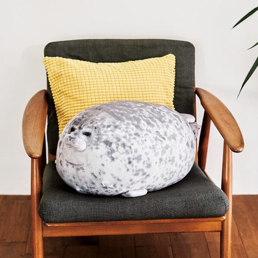 Seal plush pillow toy