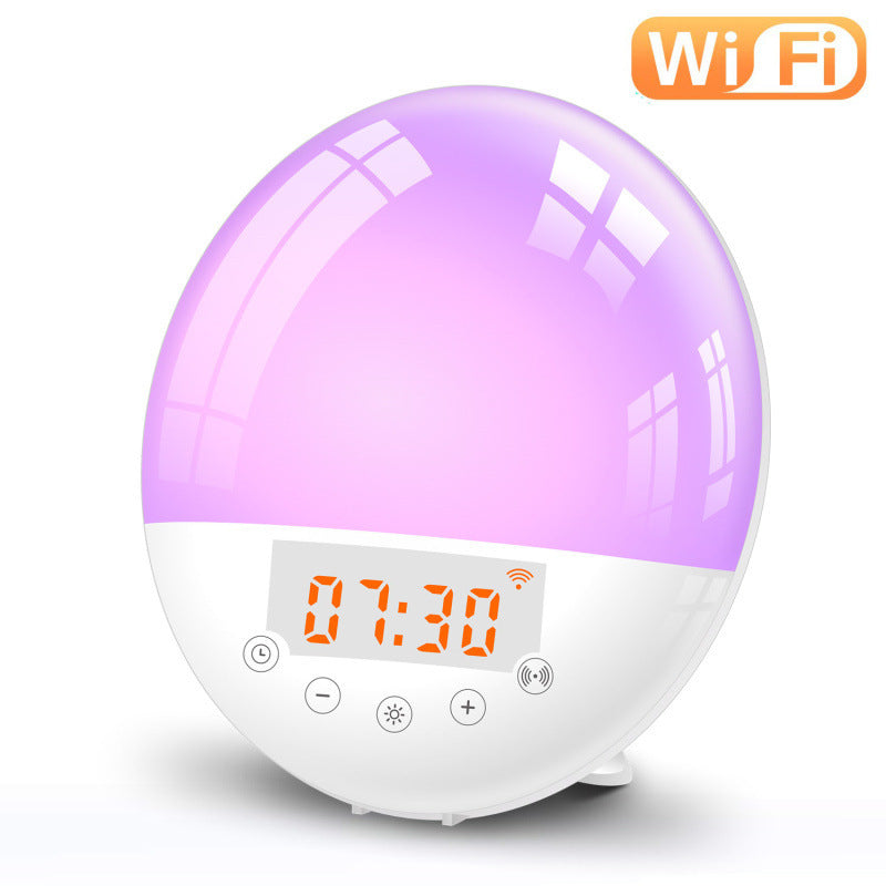 Sunrise Natural Wake-up Light, Smart Alarm, Wireless App Control Alarm , Voice Control Intelligent Alarm Clock.