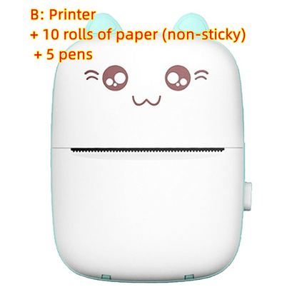 Mini Printer Portable Mini Bluetooth WiFi New Printer Mobile Phone Photo Title Note Hot Print Pocket Student Error Label Printer