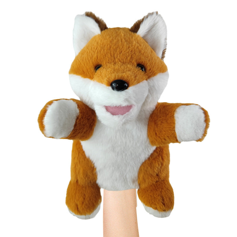Fox Hand puppet animals plush toy