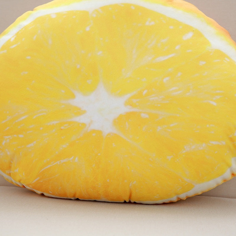 Lemon plush pillow