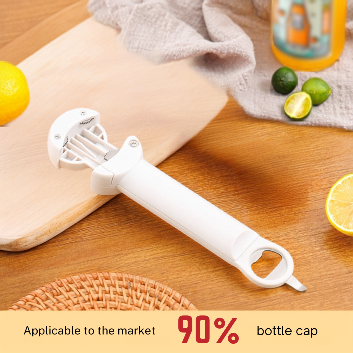 Adjustable Telescopic Anti Slip And Labor-saving Lid Opener