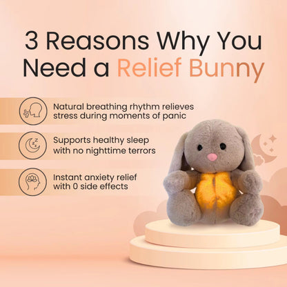 Cute stress relief plush toy for anxiety and relaxation