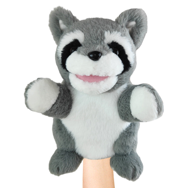 Raccoon Hand puppet animals plush toy