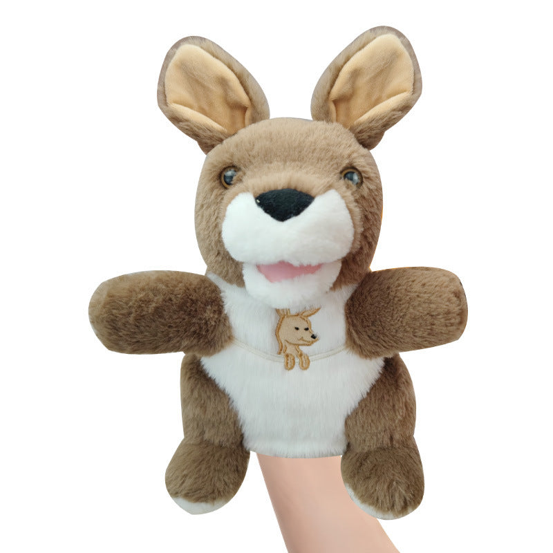 Kangaroo Hand puppet animals plush toy