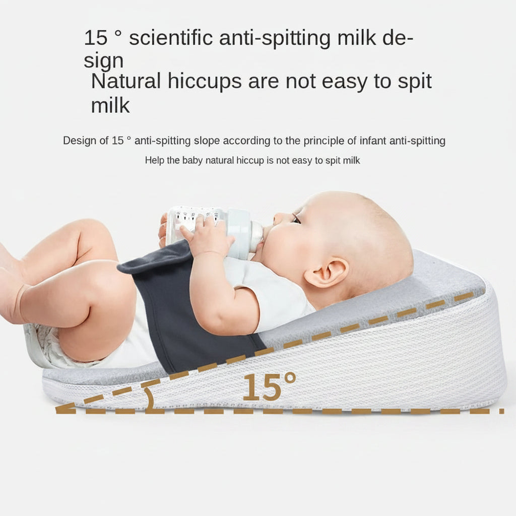 Baby Milk Spilt Prevent Ramp Mat pillow