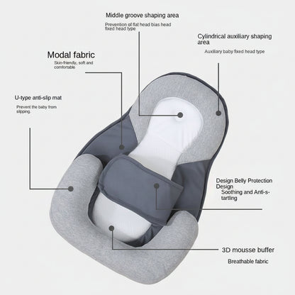 Baby Milk Spilt Prevent Ramp Mat pillow