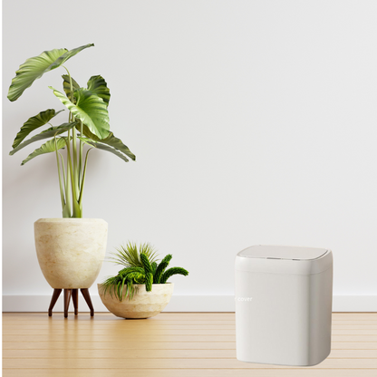 Smart Trash Can With Lid For Bedroom And Living Room Kitchen Automatic Smart Dustbin Smart Trash Bin