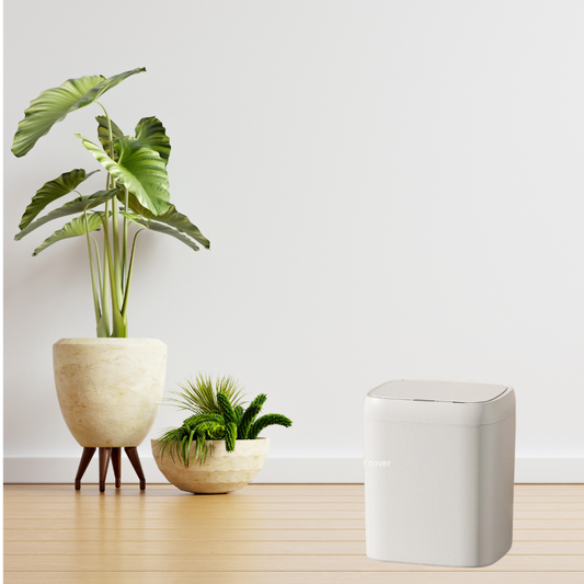 Smart Trash Can With Lid For Bedroom And Living Room Kitchen Automatic Smart Dustbin Smart Trash Bin
