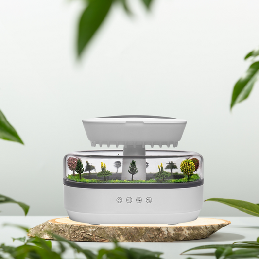 Micro Landscape Aroma Diffuser Household Bedroom Raindrop Humidifier