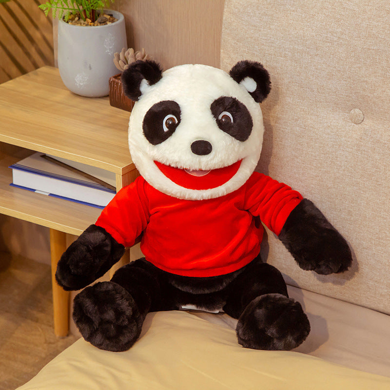 Panda  hand puppet plush toy