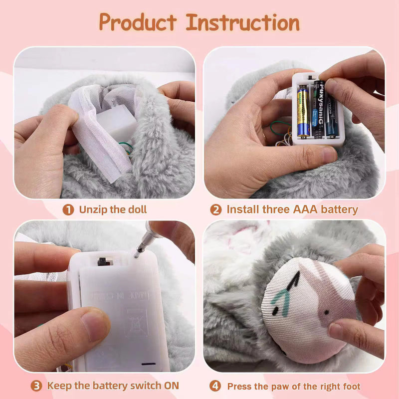 Cute stress relief plush toy for anxiety and relaxation
