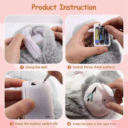 Cute stress relief plush toy for anxiety and relaxation